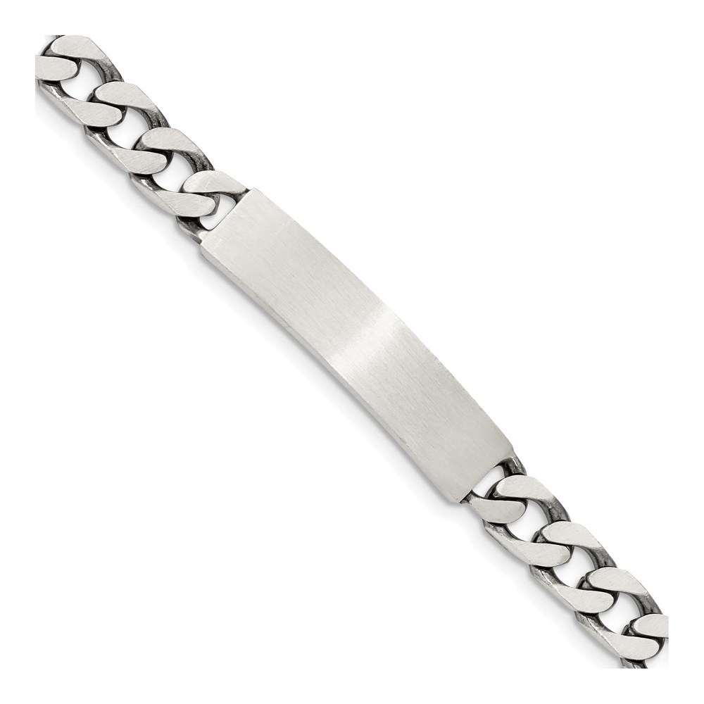 Sterling Silver Curb ID Bracelet
