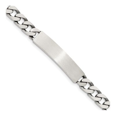 Sterling Silver Curb ID Bracelet