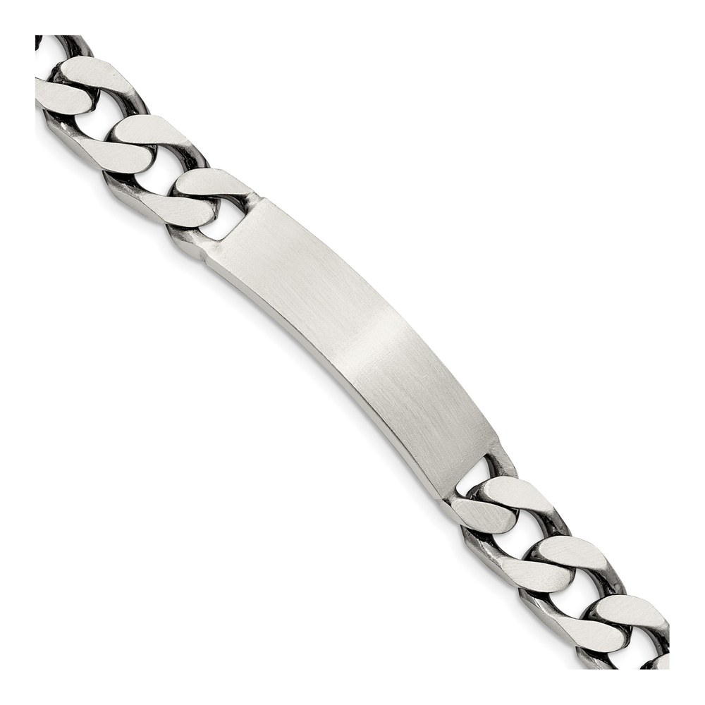 Sterling Silver Curb ID Bracelet