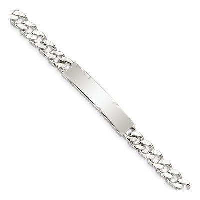 Sterling Silver Curb ID Bracelet