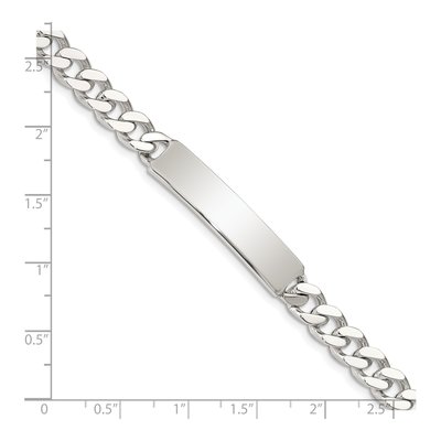 Sterling Silver Curb ID Bracelet – view 4