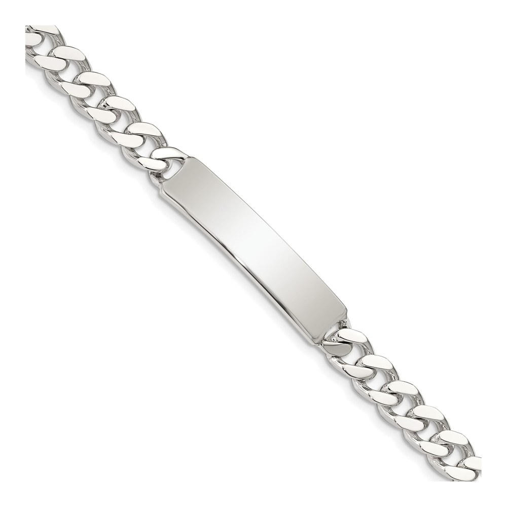 Sterling Silver Curb ID Bracelet