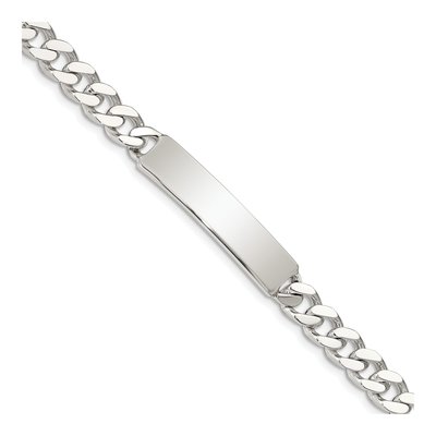 Sterling Silver Curb ID Bracelet