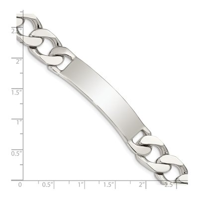 Sterling Silver Curb ID Bracelet – view 4