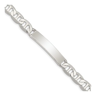 Sterling Silver Anchor ID Bracelet