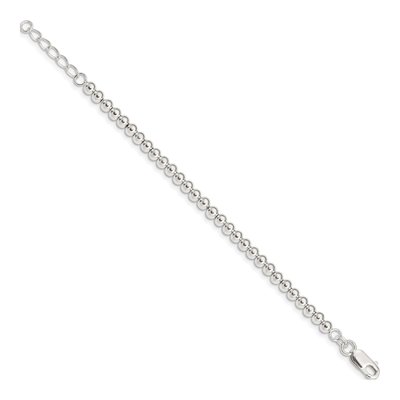 Sterling Silver Girls' Beaded Bracelet – view 3
