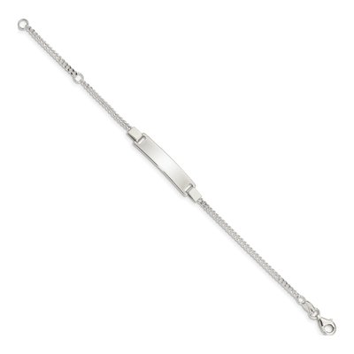 Sterling Silver Adjustable Baby ID Bracelet – view 3