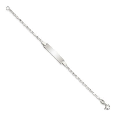 Sterling Silver Kids' ID Bracelet – view 3