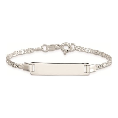 Sterling Silver Kids' ID Bracelet – view 4