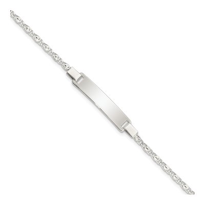 Sterling Silver Kids' ID Bracelet