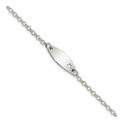 Sterling Silver Kids' ID Bracelet