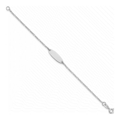 Sterling Silver Kids' ID Bracelet – view 3