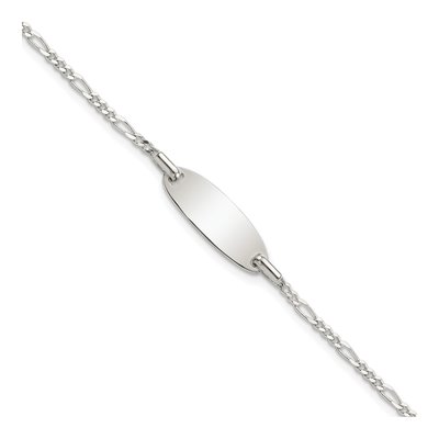 Sterling Silver Kids' ID Bracelet