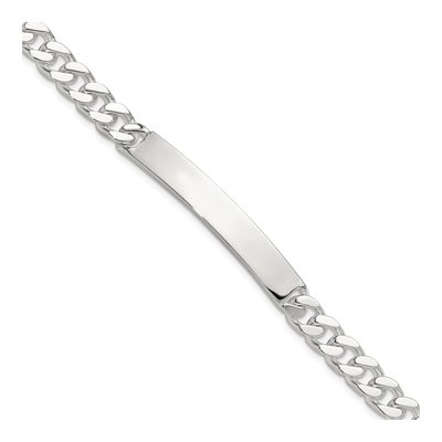 Sterling Silver Curb ID Bracelet