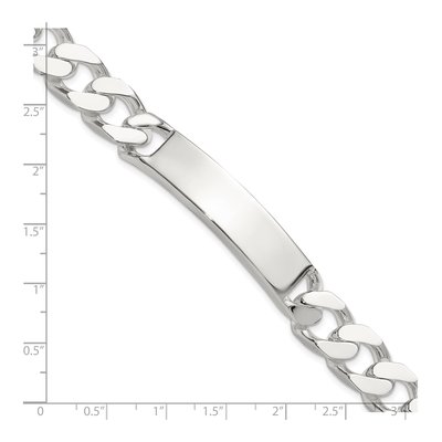 Sterling Silver Curb ID Bracelet – view 6