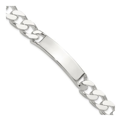 Sterling Silver Curb ID Bracelet