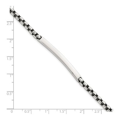 Sterling Silver Bar ID Bracelet – view 6
