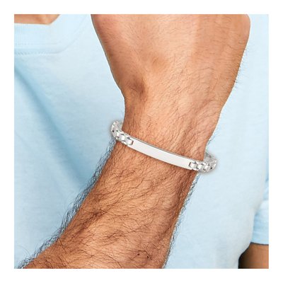 Sterling Silver ID Bracelet – view 6