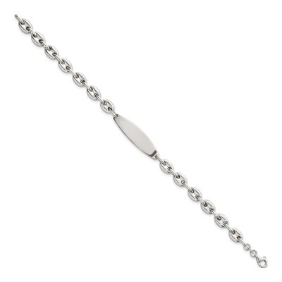 Sterling Silver Mariner Link ID Bracelet – view 3