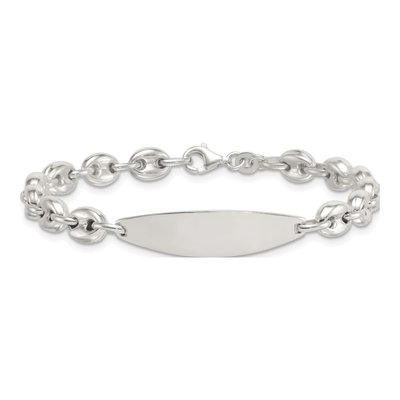 Sterling Silver Mariner Link ID Bracelet – view 4