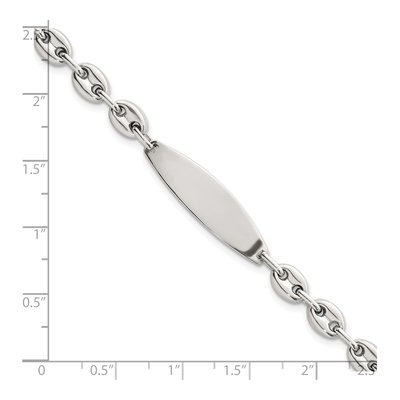 Sterling Silver Mariner Link ID Bracelet – view 6