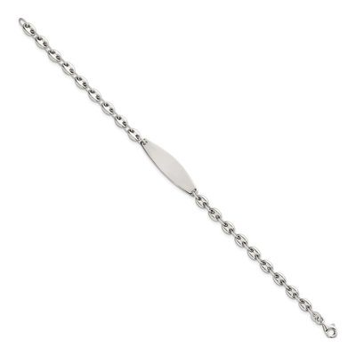 Sterling Silver Mariner ID Bracelet – view 3
