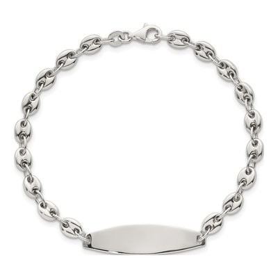 Sterling Silver Mariner ID Bracelet – view 5