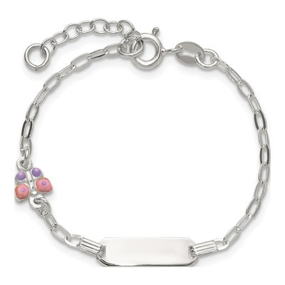 Sterling Silver Butterfly for Kids ID Bracelet – view 5