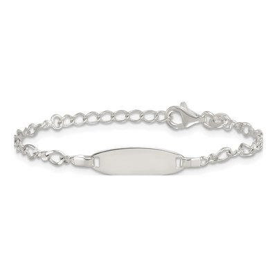Sterling Silver Kids' ID Bracelet – view 4