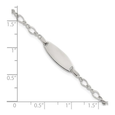 Sterling Silver Kids' ID Bracelet – view 6