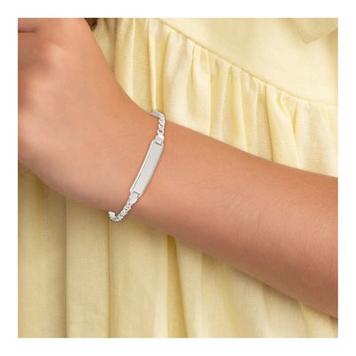 Sterling Silver Children's ID Bracelet – view 3