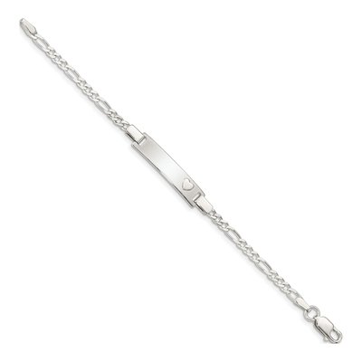 Sterling Silver Baby ID Bracelet – view 3