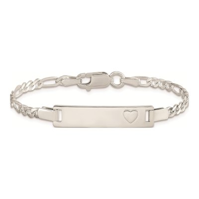 Sterling Silver Baby ID Bracelet – view 4
