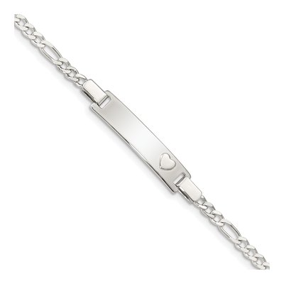 Sterling Silver Baby ID Bracelet