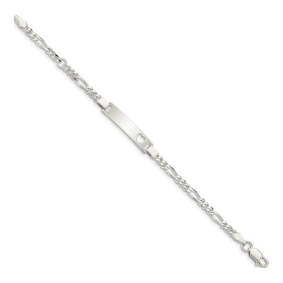 Sterling Silver Baby ID Bracelet – view 3