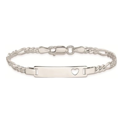 Sterling Silver Baby ID Bracelet – view 4