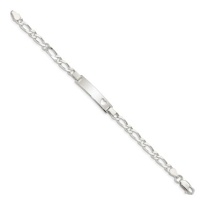 Sterling Silver Baby ID Bracelet – view 3
