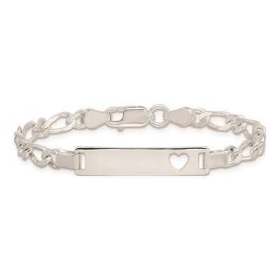 Sterling Silver Baby ID Bracelet – view 4