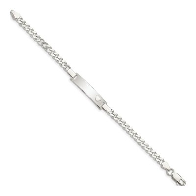 Sterling Silver Baby ID Bracelet – view 2