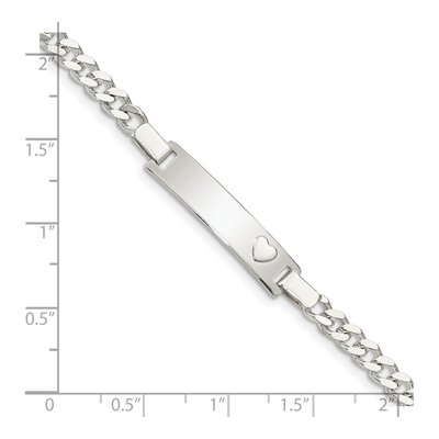Sterling Silver Baby ID Bracelet – view 3