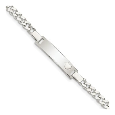 Sterling Silver Baby ID Bracelet