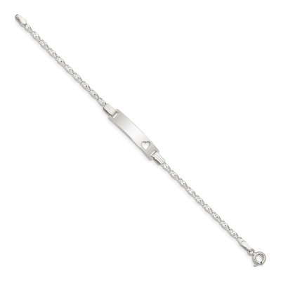 Sterling Silver Baby ID Bracelet – view 3