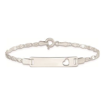 Sterling Silver Baby ID Bracelet – view 4