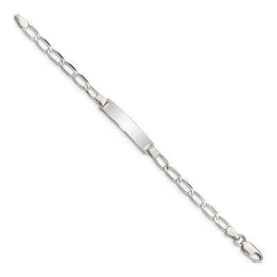 Sterling Silver Kids' ID Bracelet – view 3