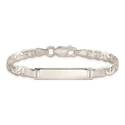 Sterling Silver Kids' ID Bracelet – view 4