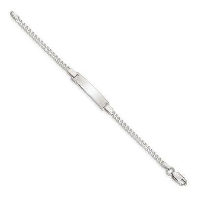 Sterling Silver Baby ID Bracelet – view 3