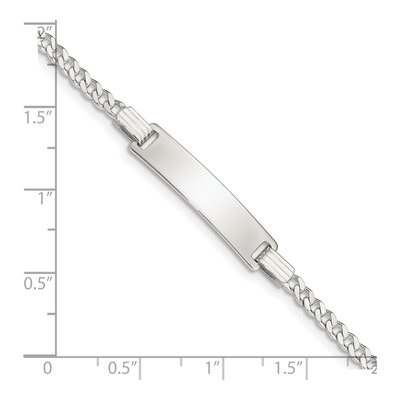 Sterling Silver Baby ID Bracelet – view 5
