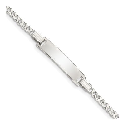 Sterling Silver Baby ID Bracelet