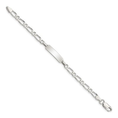 Sterling Silver Kids' ID Bracelet – view 3