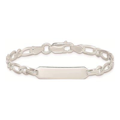 Sterling Silver Kids' ID Bracelet – view 4